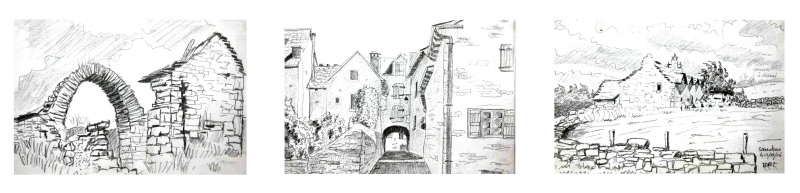 La Bastide sur le causse Méjean / Village d'Ispagnac / Village de Sauveterre