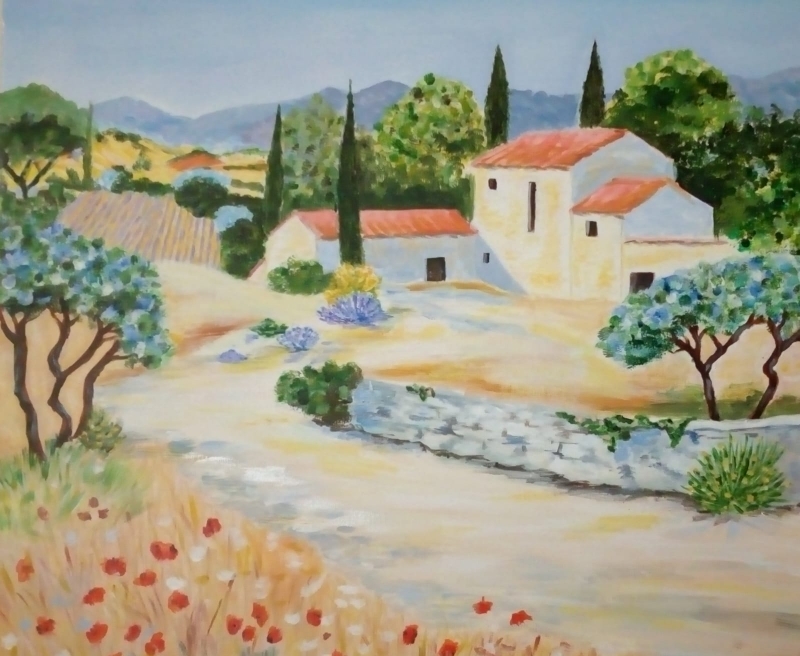 Village provençal (Annick Delépine)